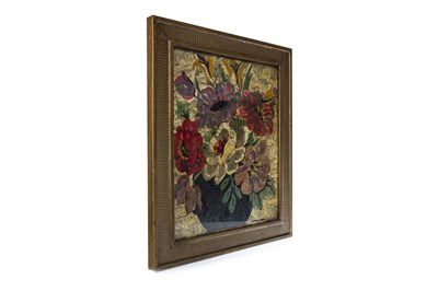Lot 885 - A FLORAL STILL LIFE IN AN ARTS AND CRAFTS STYLE