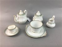 Lot 376 - A 19TH CENTURY PORCELAIN COFFEE SERVICE