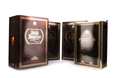 Lot 183 - THREE JOHNNIE WALKER SWING SUPERIOR AND ONE PREMIER