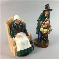 Lot 126 - A ROYAL DOULTON FIGURE OF THE MASK SELLER AND OTHER CERAMICS