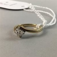 Lot 6 - A LADY'S 9ct GOLD RING
