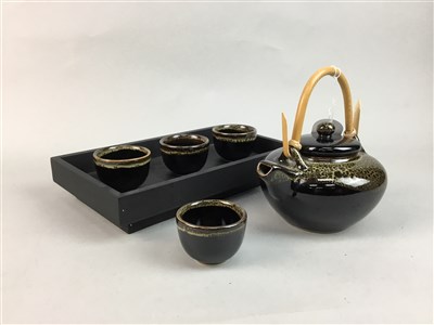 Lot 196 - A JAPANESE TEA SERVICE AND OTHER TEA WARE