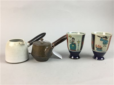 Lot 196 - A JAPANESE TEA SERVICE AND OTHER TEA WARE