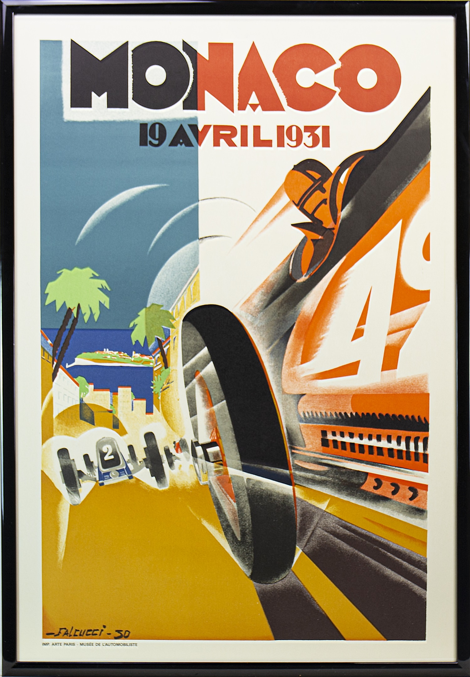 Lot 733 - MONACO POSTER, AFTER ROBERT FALCUCCI