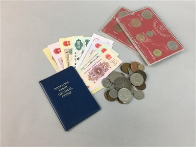 Lot 12 - A LARGE COLLECTION OF VARIOUS COINS AND BANKNOTES