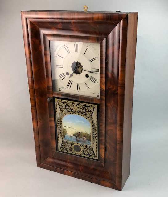 Lot 14 - AN AMERICAN WALL CLOCK BY JEROME