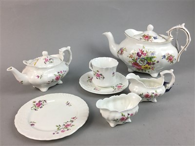 Lot 128 - A ROYAL ALBERT OLD COUNTRY ROSES LIDDED DISH AND OTHER CERAMICS