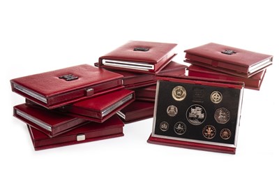 Lot 631 - ELEVEN ANNUAL PROOF COINAGE SETS