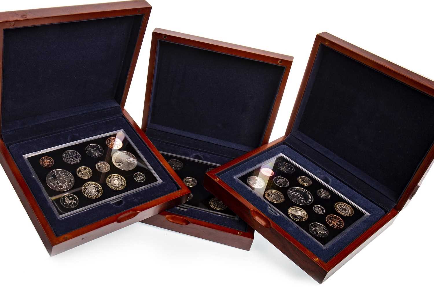 Lot 632 - THREE THE ROYAL MINT EXECUTIVE PROOF COLLECTIONS
