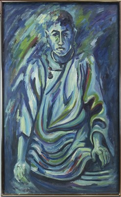 Lot 430 - PORTRAIT OF A MAN, AN OIL BY DAVID TONER