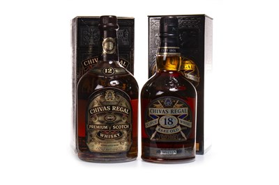 Lot 497 - CHIVAS REGAL 18 YEARS OLD & 12 YEARS OLD
