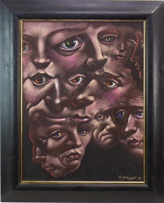 Lot 647 - MULTIFACETED, A PASTEL BY FRANK MCFADDEN