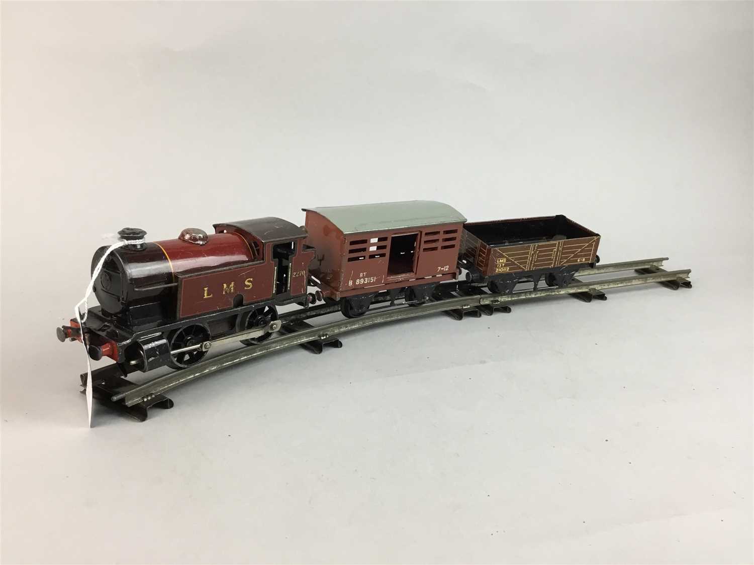 Lot 26 - A HORNBY MECCANO TRAIN SET, ACTION MAN FIGURES AND OTHER MODEL VEHICLES