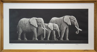 Lot 514 - MAJITA YA ULIMWENGA, AN ETCHING BY MARK MILLMORE