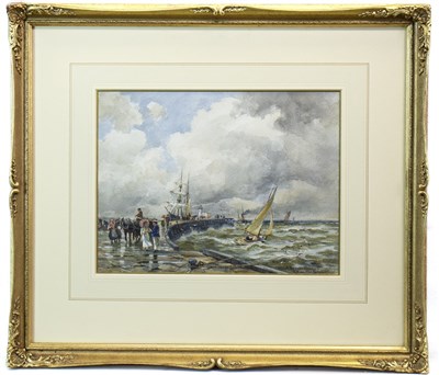 Lot 706 - A BREEZY MORNING, A WATERCOLOUR BY GEORGE HAMILTON CONSTANTINE