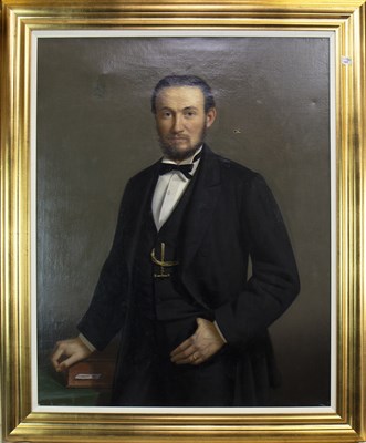Lot 1885 - PORTRAIT OF A MAN, A BRITISH SCHOOL OIL