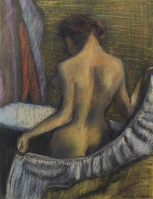 Lot 1891 - NUDE STUDY, A PASTEL BY ANGELA NEILL