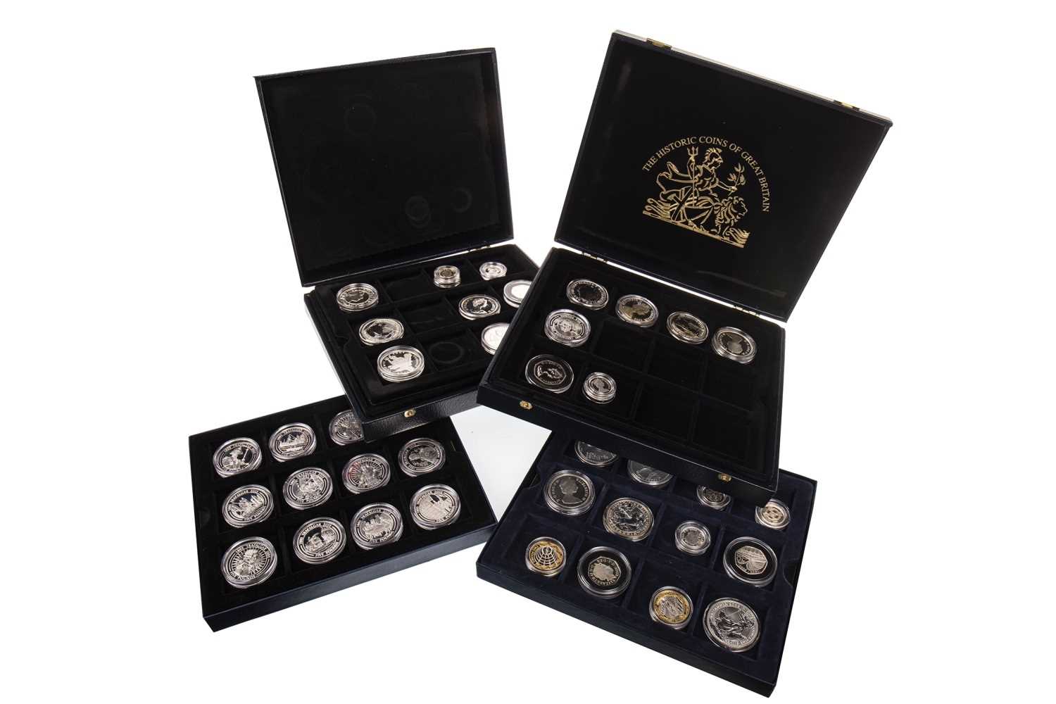 Lot 503 - FOUR CASED SILVER PROOF COINS