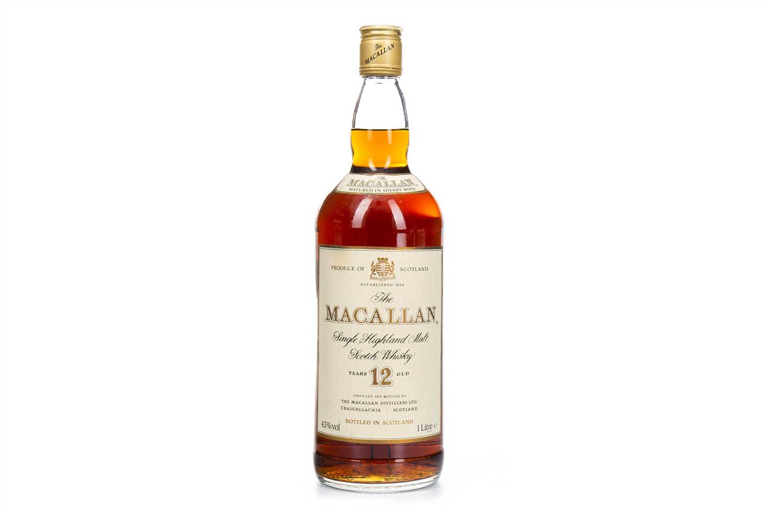Lot 12 - MACALLAN 12 YEARS OLD - ONE LITRE