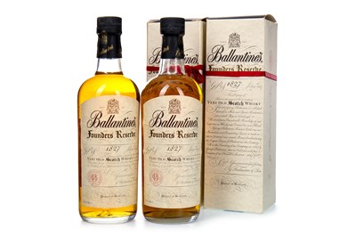 Lot 32 - TWO BOTTLES OF BALLANTINES FOUNDER'S RESERVE