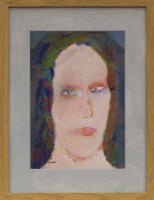 Lot 80 - DOUGLAS THOMSON, BEAUTY monotype on canvas,...