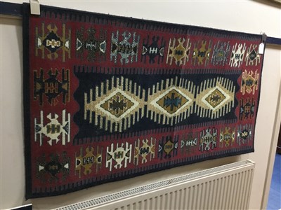 Lot 250 - A LOT OF MACHINE MADE RUGS AND MATS