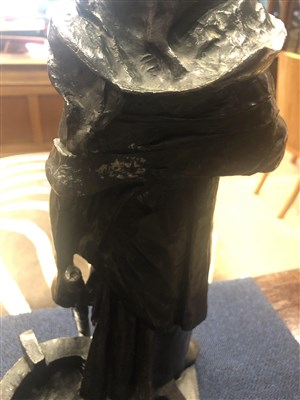Lot 900 - A BRONZE FIGURE BY WILLIAM KELLOCK BROWN
