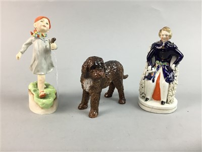 Lot 88 - A STAFFORDSHIRE FIGURE OF PRINCE ALBERT AND TWO OTHER CERAMIC FIGURES