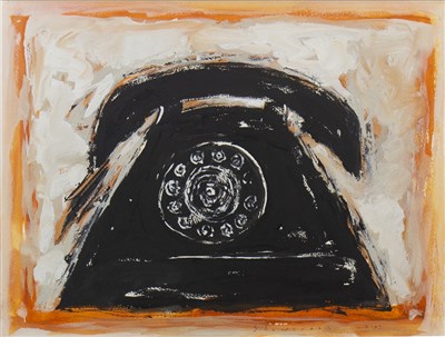 Lot 645 - TELEPHONE, A MIXED MEDIA BY NEIL SHAWCROSS