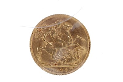 Lot 506 - A GOLD SOVEREIGN, 1908