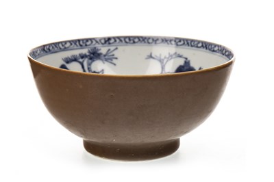 Lot 1064 - A CHINESE BLUE AND WHITE NAKING CARGO BOWL