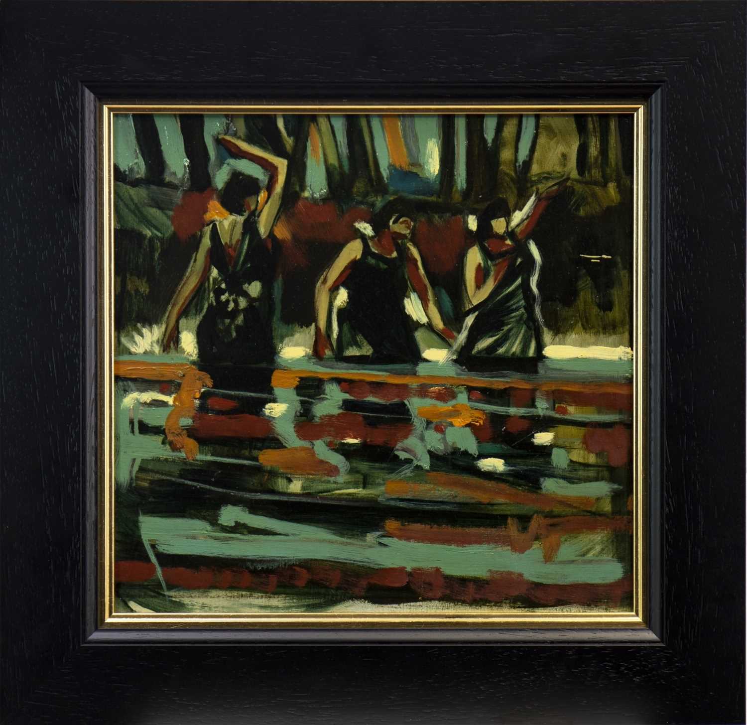 Lot 585 - DEEP IN THE FOREST, AN OIL BY JAMIE O'DEA