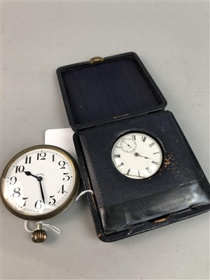Lot 179 - A SILVER POCKET WATCH AND ANOTHER POCKET WATCH