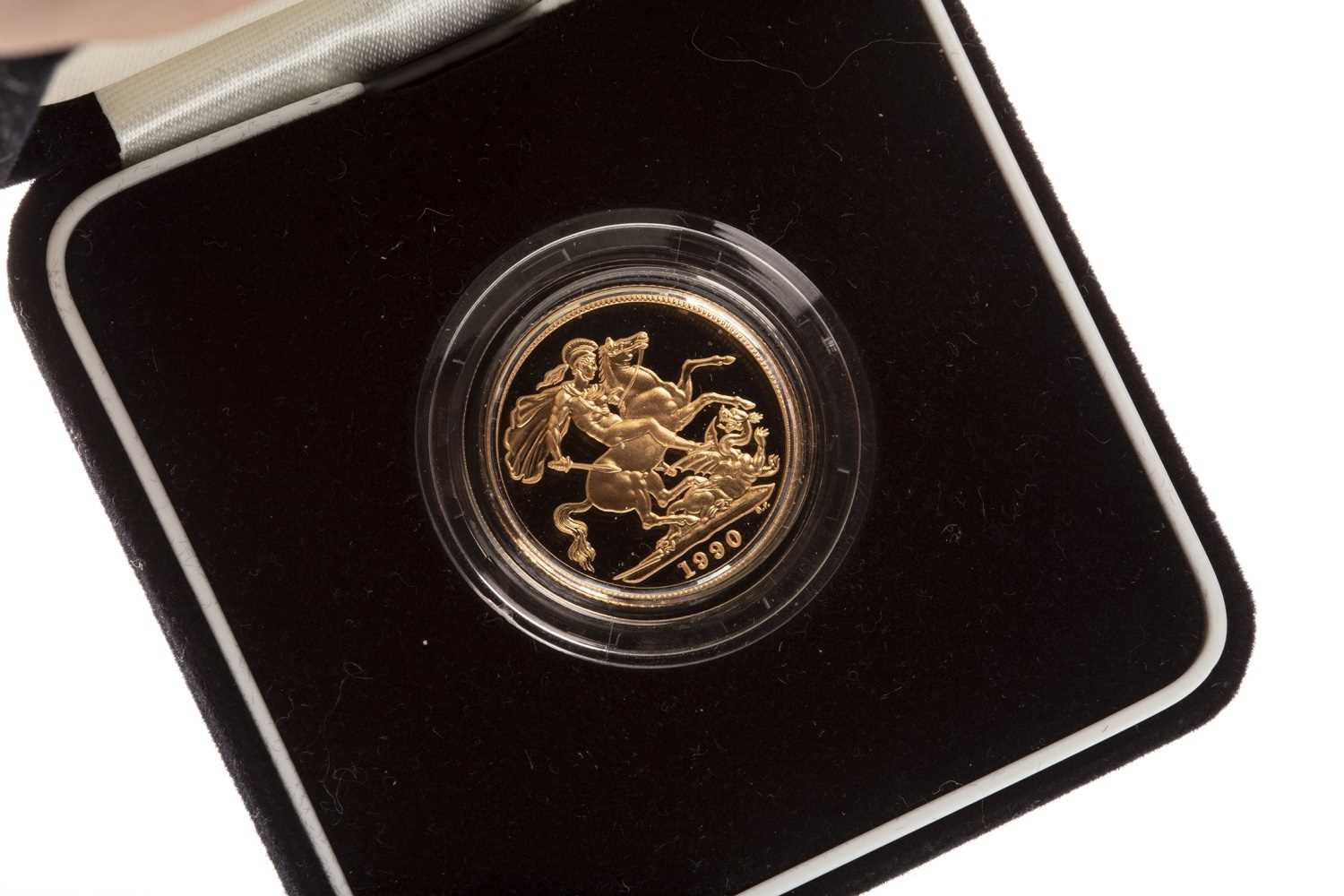 Lot 512 - A THE ROYAL MINT 1990 PROOF SOVEREIGN