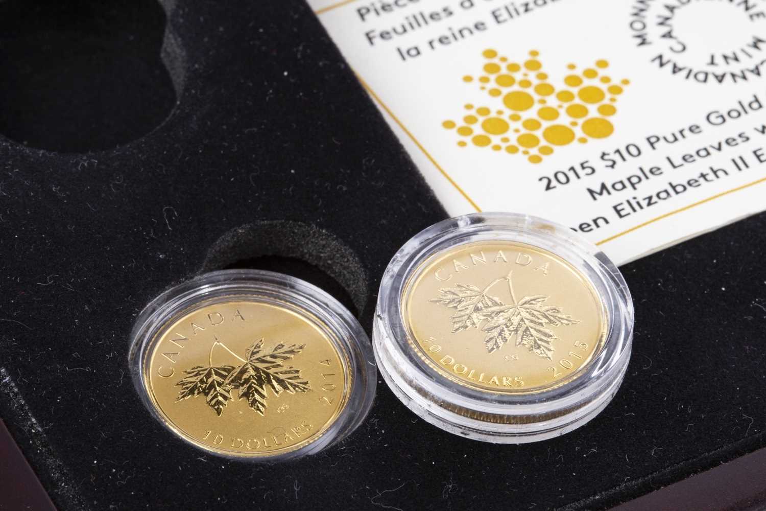 Lot 519 - A THE ROYAL CANADIAN MINT GOLD COIN COLLECTION