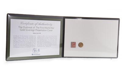 Lot 540 - A WESTMINSTER GOLD SOVEREIGN PRESENTATION COVER
