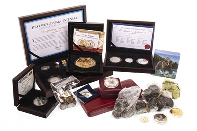 Lot 541 - A COLLECTION OF VARIOUS COMMEMORATIVE AND OTHER COINS