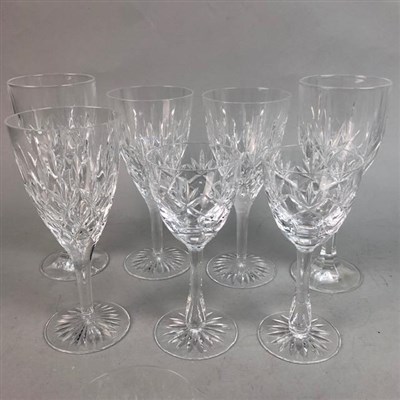 Lot 352 - A COLLECTION OF CRYSTAL DRINKING GLASSES
