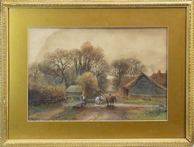 Lot 743 - A PAIR OF WATERCOLOURS BY CHARLES HENRY FOX