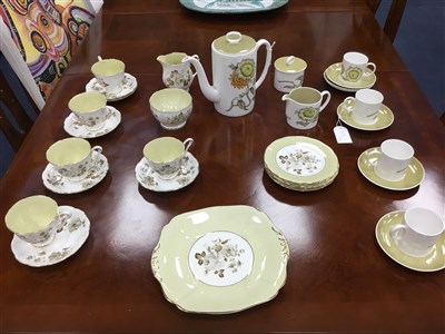 Lot 472 - A SUSIE COOPER PART COFFEE SERVICE AND A ROYAL ADDERLEY TEA SERVICE