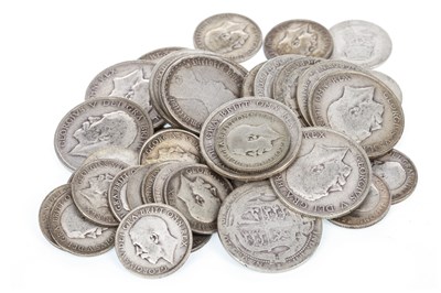 Lot 524 - A QUANTITY OF SILVER AND OTHER COINS
