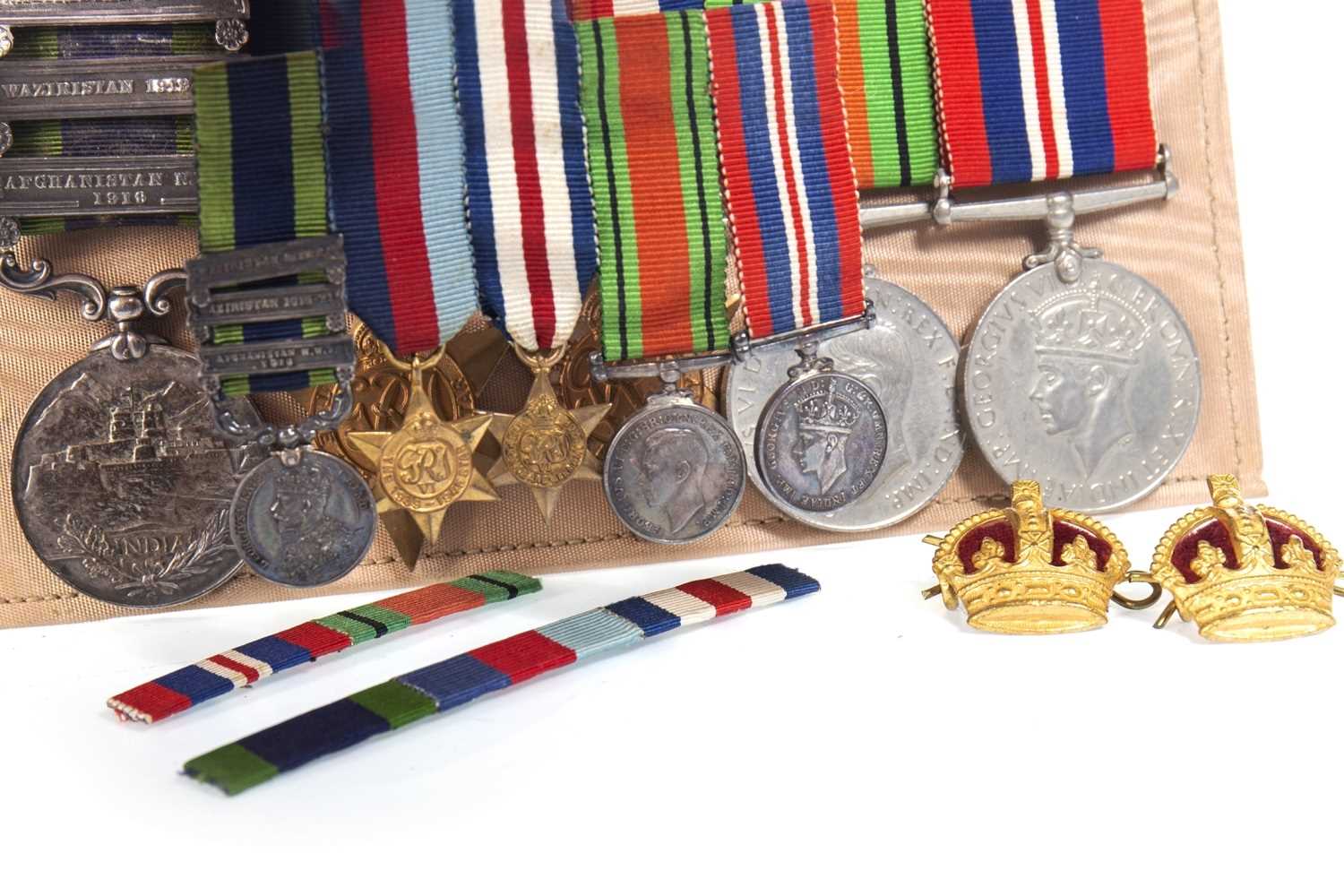 Lot 832 - AN INDIA GENERAL SERVICE MEDAL 1909 AND OTHERS