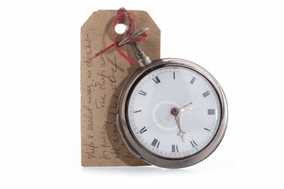 Lot 840 - A PAIR CASED POCKET WATCH