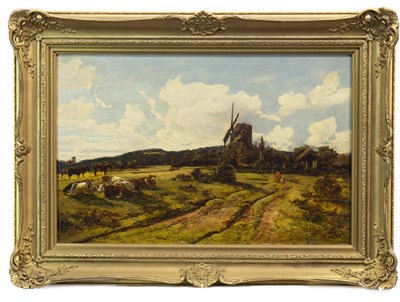 Lot 522 - ON HOLMWOOD COMMON, AN OIL BY ALEXANDER FRASER
