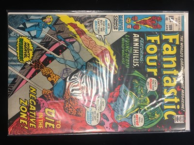 Lot 923 - A COLLECTION OF MARVEL COMICS INCLUDING FANTASTIC FOUR AND THE INVINCIBLE IRON MAN
