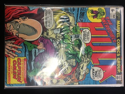 Lot 924 - A COLLECTION OF MARVEL COMICS INCLUDING THE INCREDIBLE HULK AND CONAN THE BARBARIAN