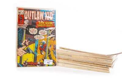 Lot 930 - A COLLECTION OF MARVEL COMICS INCLUDING THE OUTLAW KID, THE RINGO KID AND OTHERS