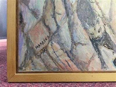 Lot 530 - REVOLUTION, AN OIL BY MARIE VOROBIEFF MAREVNA