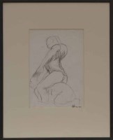 Lot 159 - * PETER HOWSON OBE, THE BRAWL pencil on paper,...