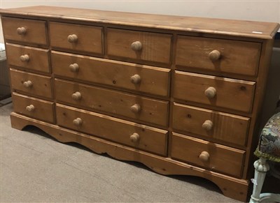 Lot 261 - A PINE SIDEBOARD
